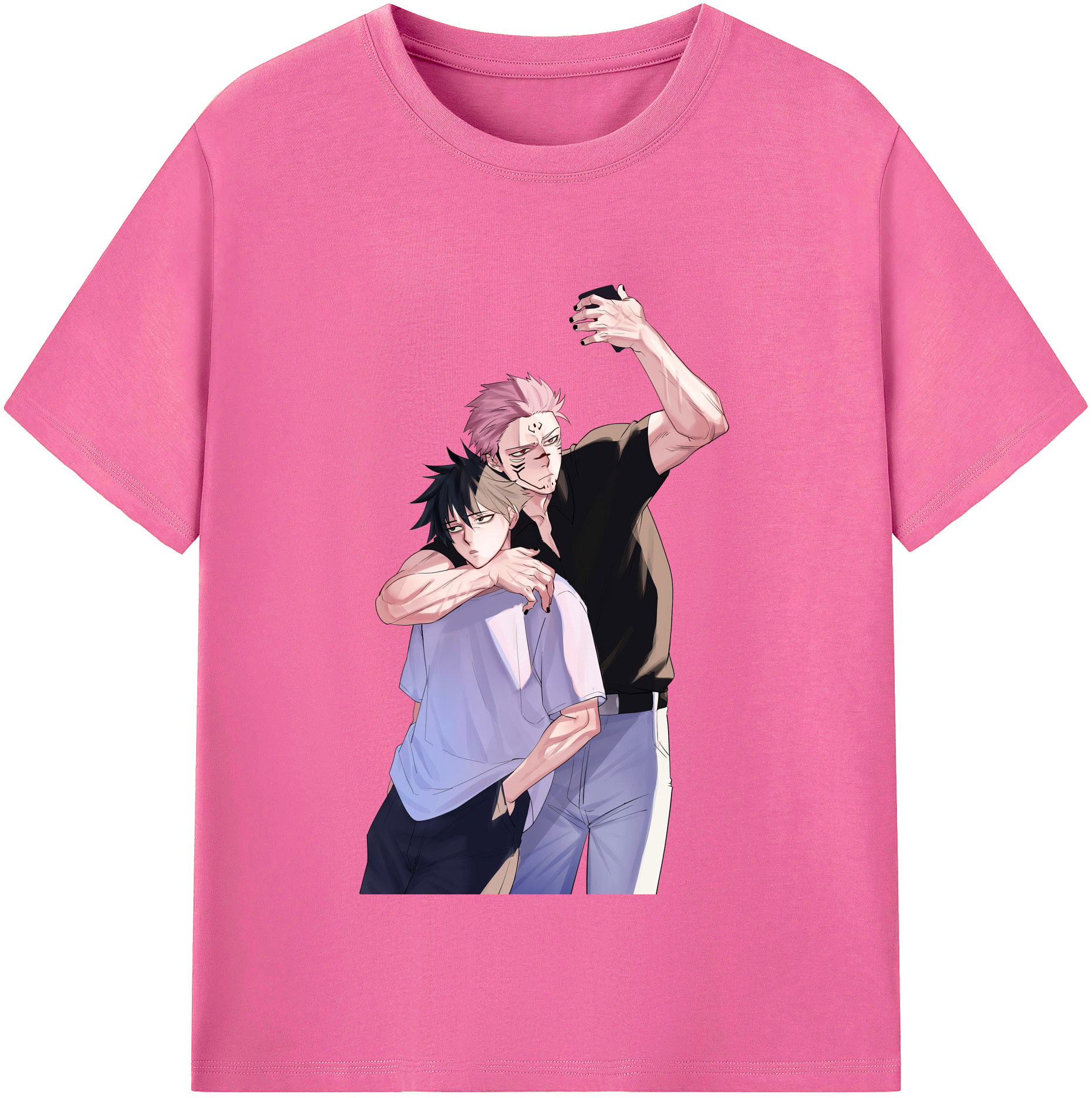 （画像用） 呪術廻戦 Jujutsu Kaisen レディースカジュアルプリントTシャツ（綿100％）
